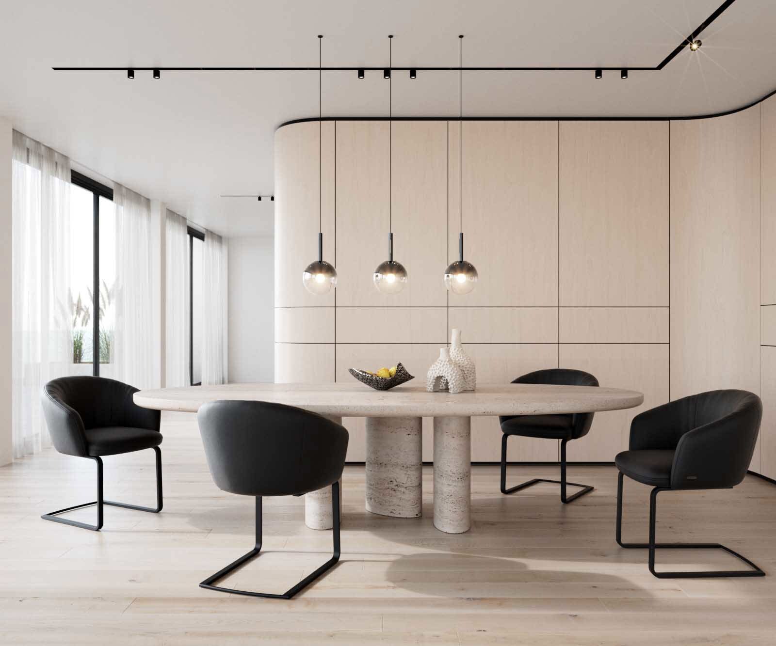 Cantilever Caja-Flex avec accoudoirs cuir de vache noir pied cantilever plat noir ressorts ensachés 5 Cantilever Caja-Flex avec accoudoirs cuir de vache noir pied cantilever plat noir ressorts ensachés 5
