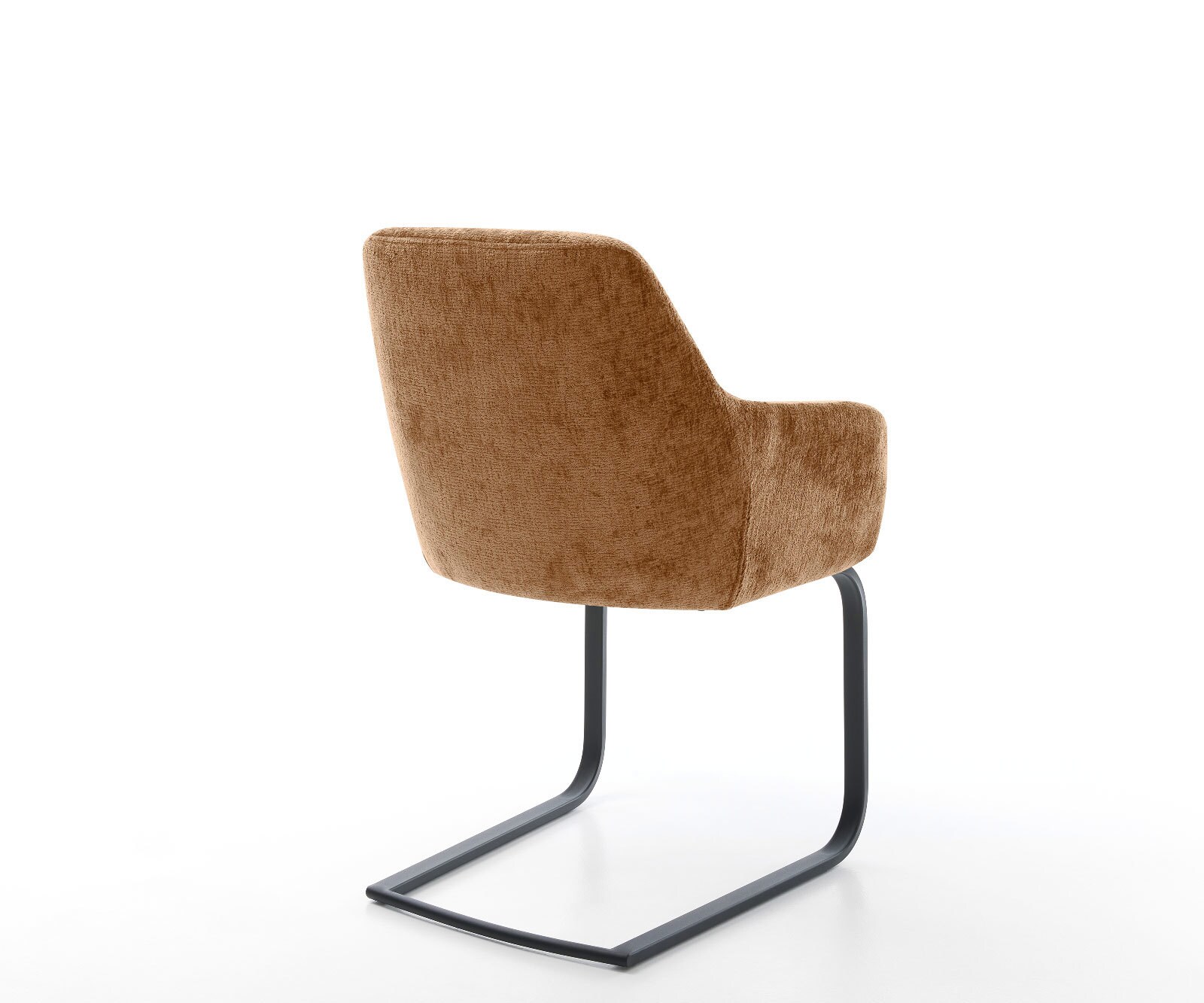 Cantilever Pejo-Flex chenille rouille pied cantilever plat noir ressorts ensachés 4
