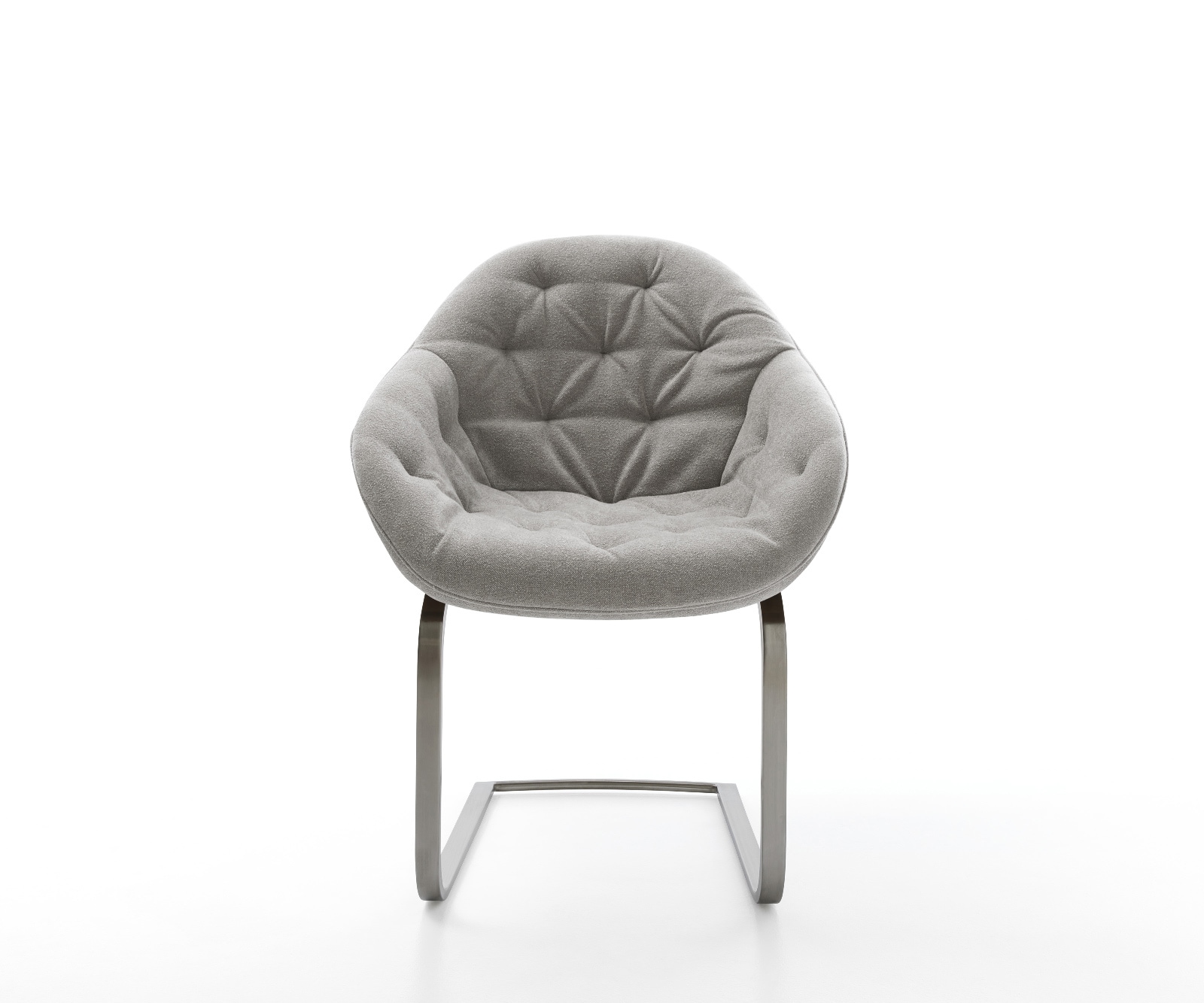 Cantilever Gaio-Flex tissu structuré doux gris pied cantilever plat grafiete 1 Cantilever Gaio-Flex tissu structuré doux gris pied cantilever plat grafiete 1