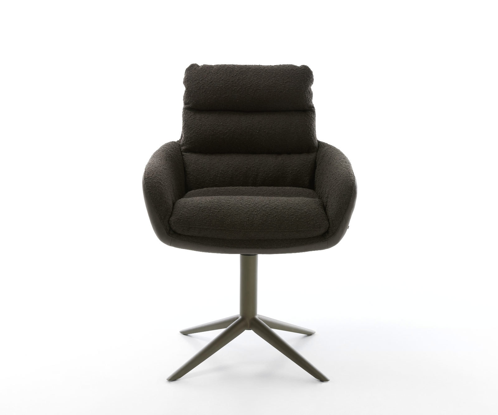 Chaise-pivotante Abelia-Flex avec accoudoirs tissu mixte noir pied de chaise 4 branches aspect titane pivotement sur 360° fonction bascule 1 Chaise-pivotante Abelia-Flex avec accoudoirs tissu mixte noir pied de chaise 4 branches aspect titane pivotement sur 360° fonction bascule 1