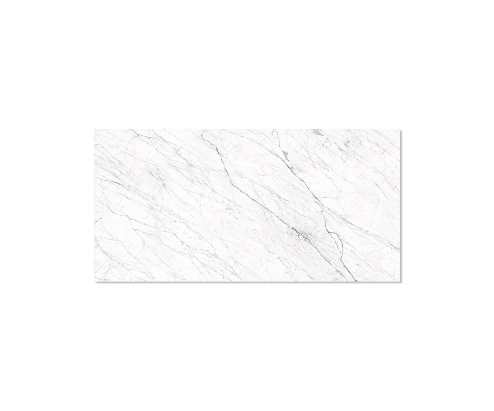 Table-à-manger Edge 200x100cm Laminam® céramique blanc pieds milieu acier plat argent 3