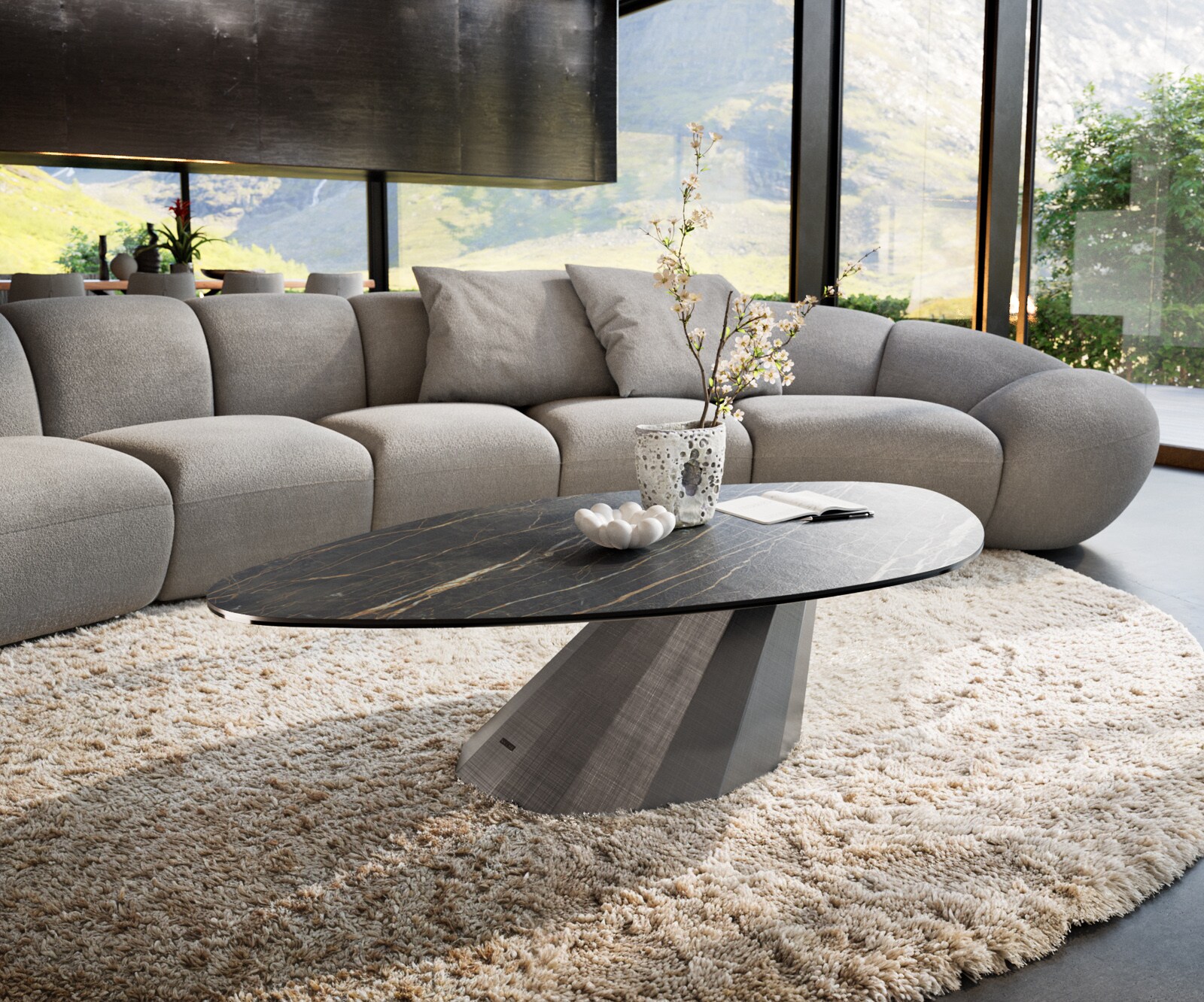 Table basse Edge Céramique Organique 4