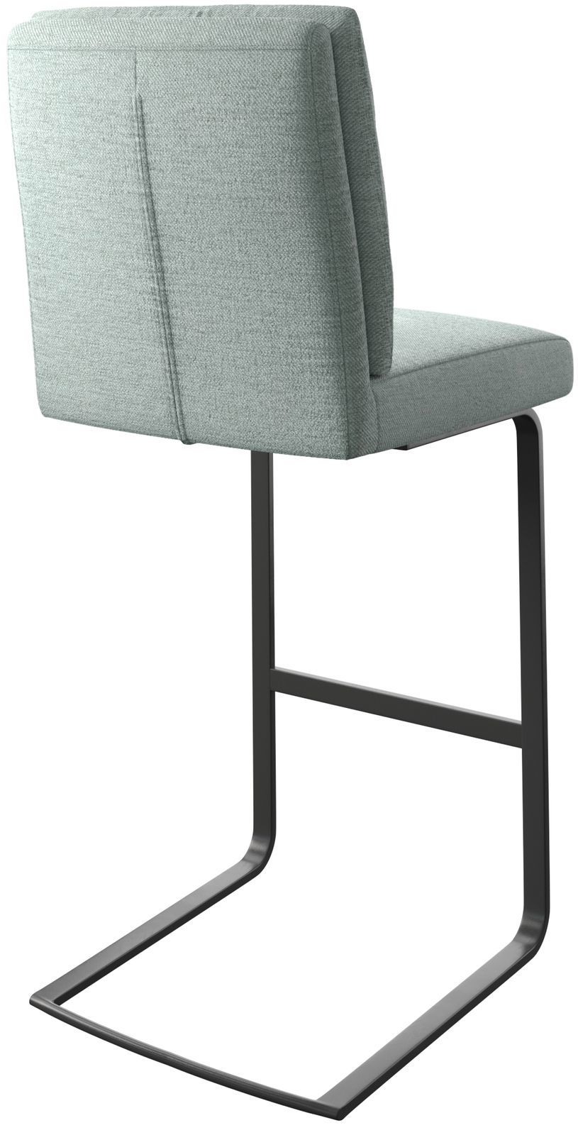 Chaise-de-bar Pela-Flex rayures menthe chaise cantilever métal plat 4
