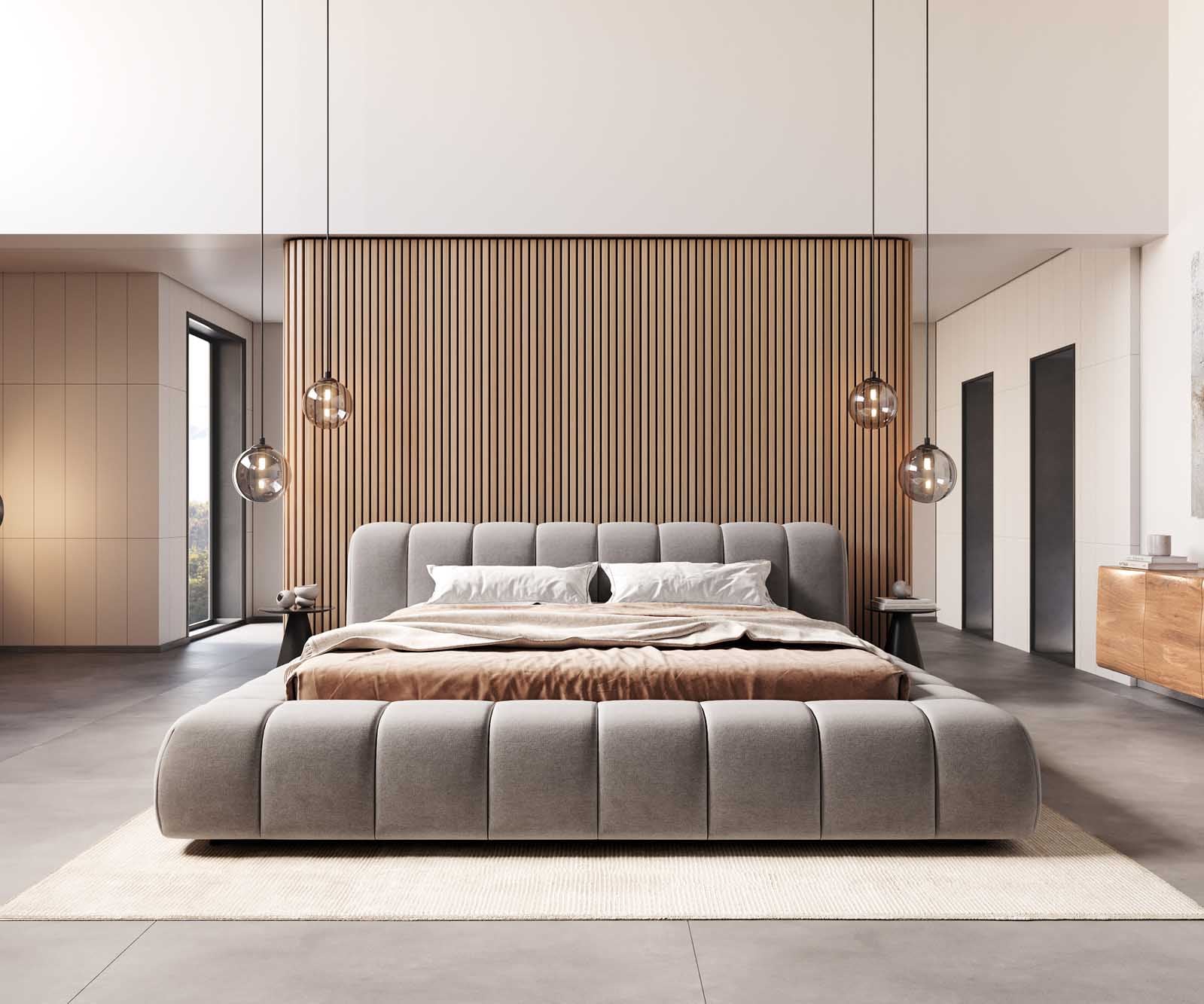 Sommier-rembourré Cutio 180x200 cm microfibre gris 2 Sommier-rembourré Cutio 180x200 cm microfibre gris 2