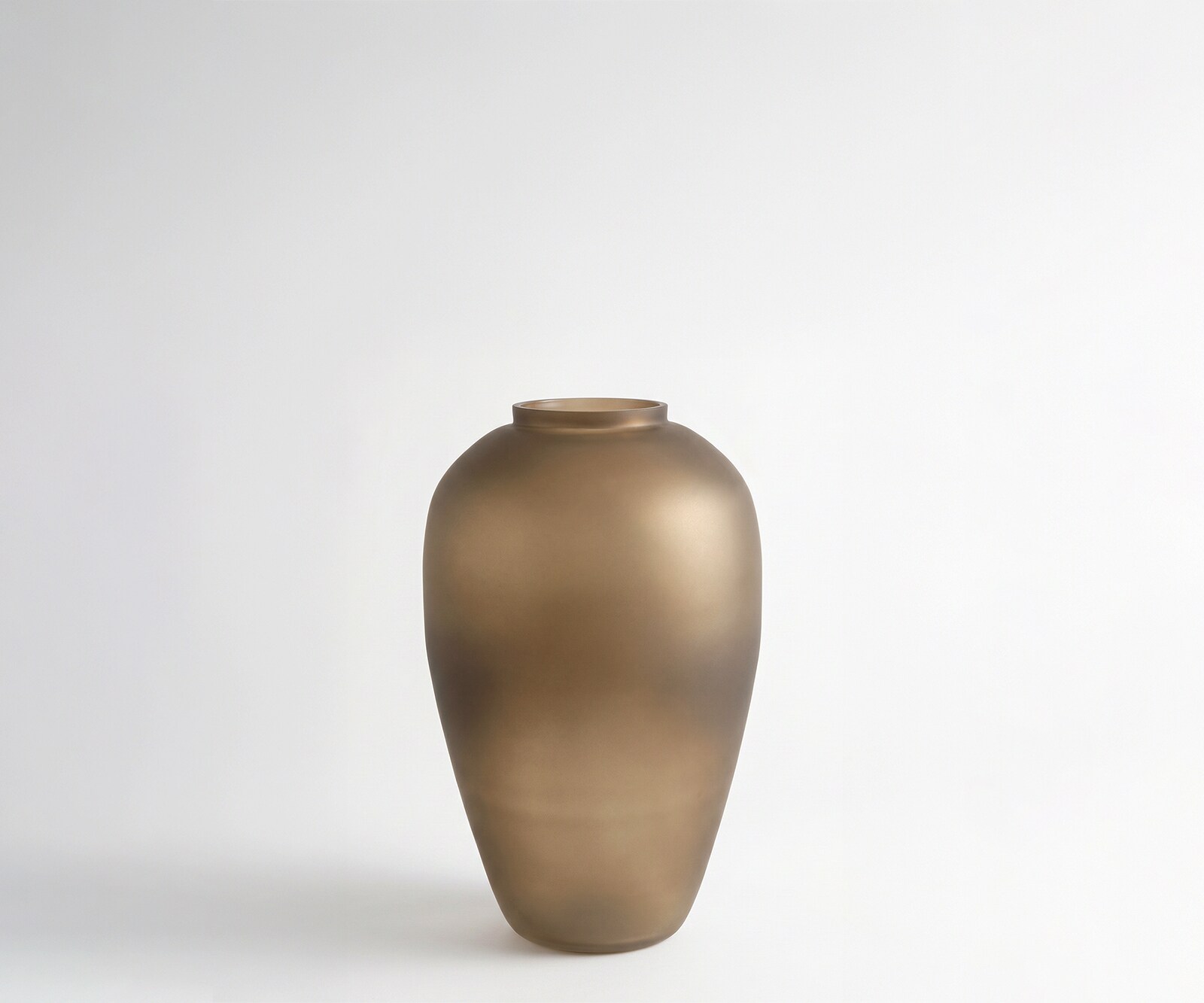 Vase Rondia l17 x P17 x H28 cm Verre Aurum Soufflé à la bouche