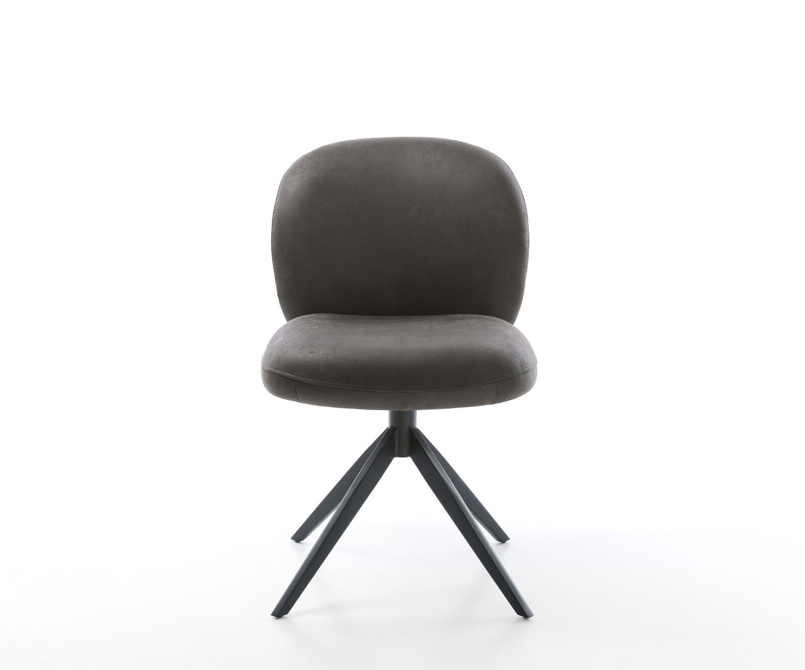 Chaise-pivotante Nube-Flex microvelours anthracite vintage pied croisé large noir pivotement sur 360° fonction bascule ressorts ensachés 1 Chaise-pivotante Nube-Flex microvelours anthracite vintage pied croisé large noir pivotement sur 360° fonction bascule ressorts ensachés 1