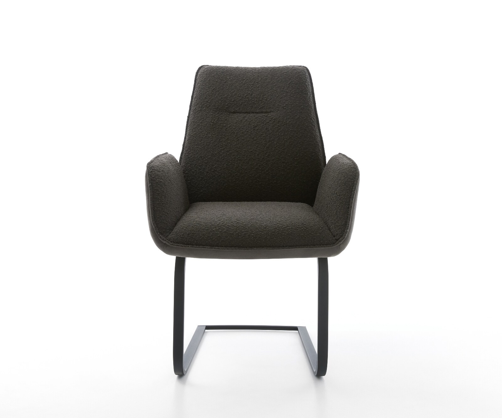 Cantilever Zoa-Flex tissu mixte noir pied cantilever plat noir ressorts ensachés 2