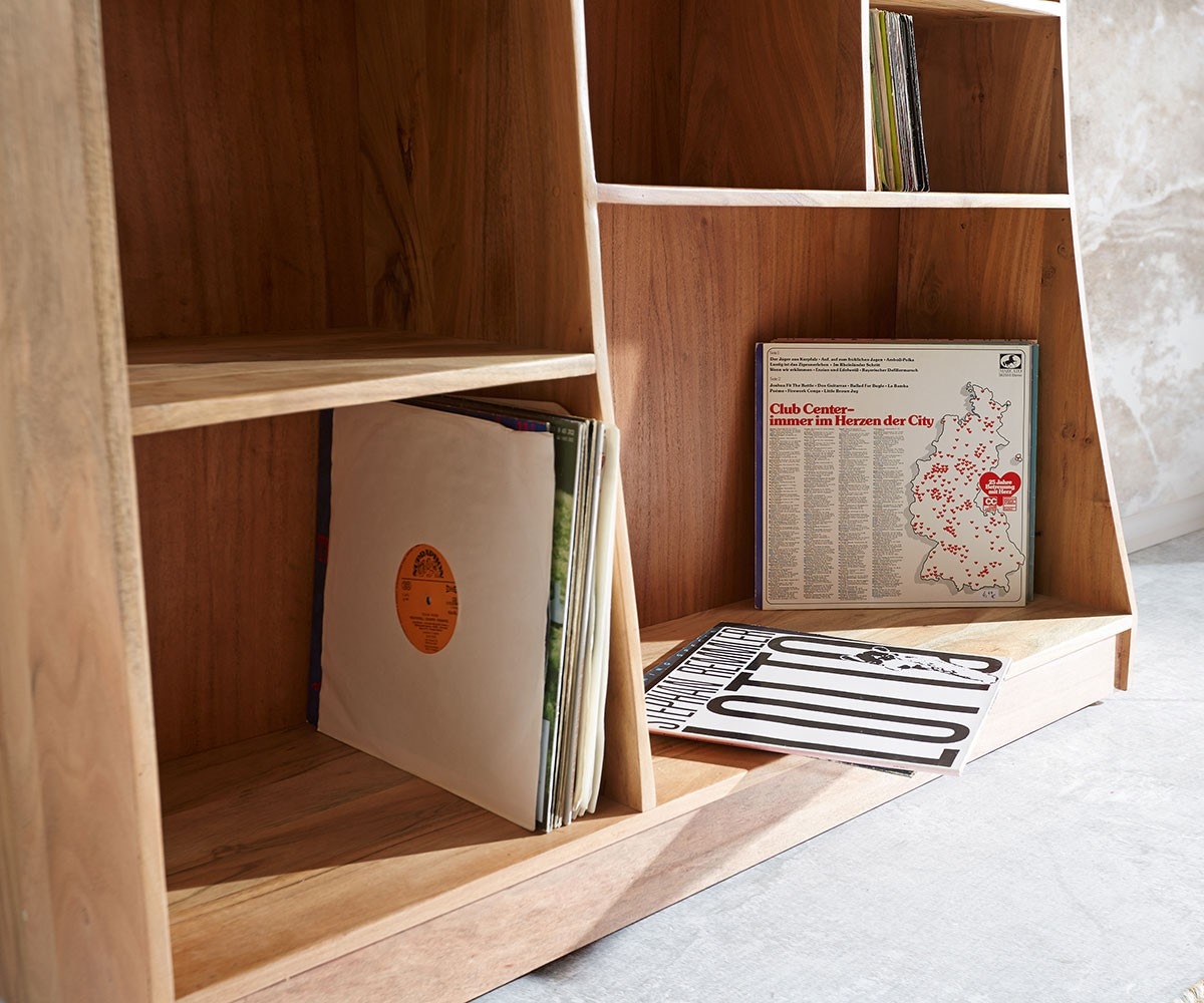 Étagère Live-Edge 121 cm acacia nature gauche étagère sur pied 6 Étagère Live-Edge 121 cm acacia nature gauche étagère sur pied 6