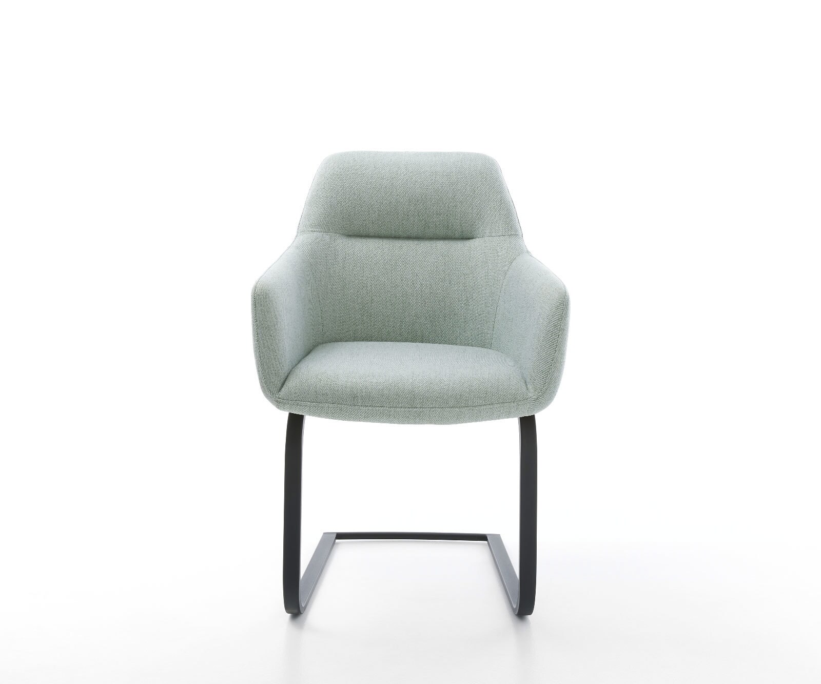 Cantilever Pejo-Flex rayures Vert menthe pied cantilever plat noir 2