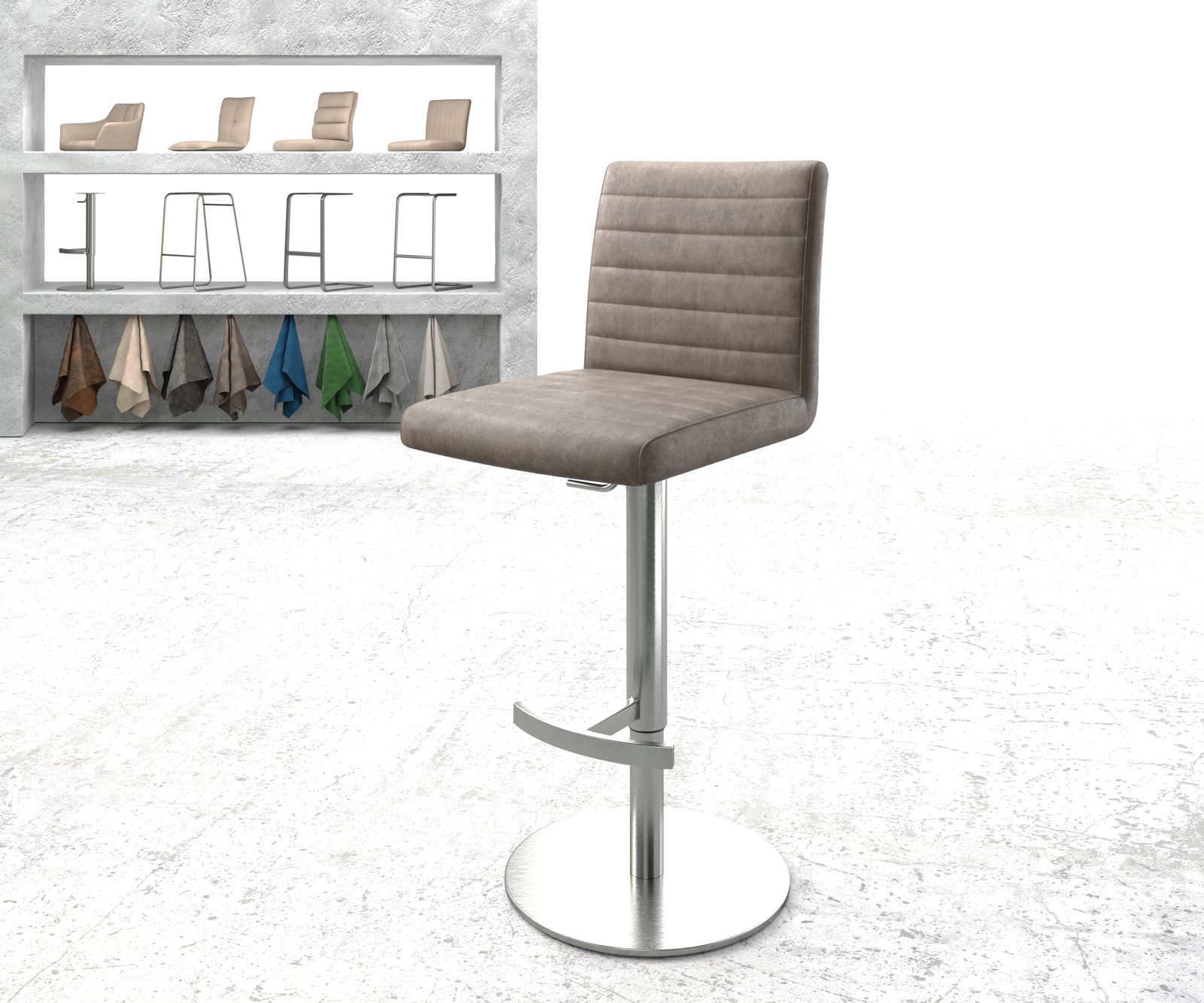 Chaise-de-bar Earnest-Flex chaise rembourrée 1