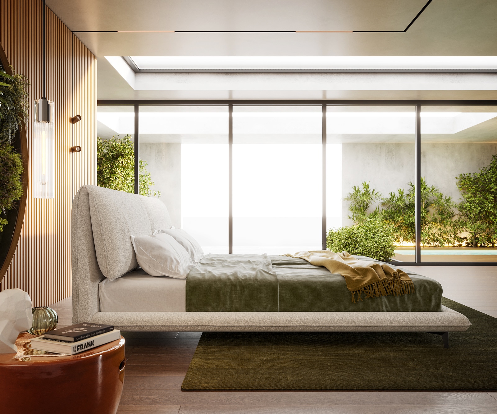 Sommier rembourré Cusino 180x200 cm Bouclé Crème-Blanc 3 Sommier rembourré Cusino 180x200 cm Bouclé Crème-Blanc 3