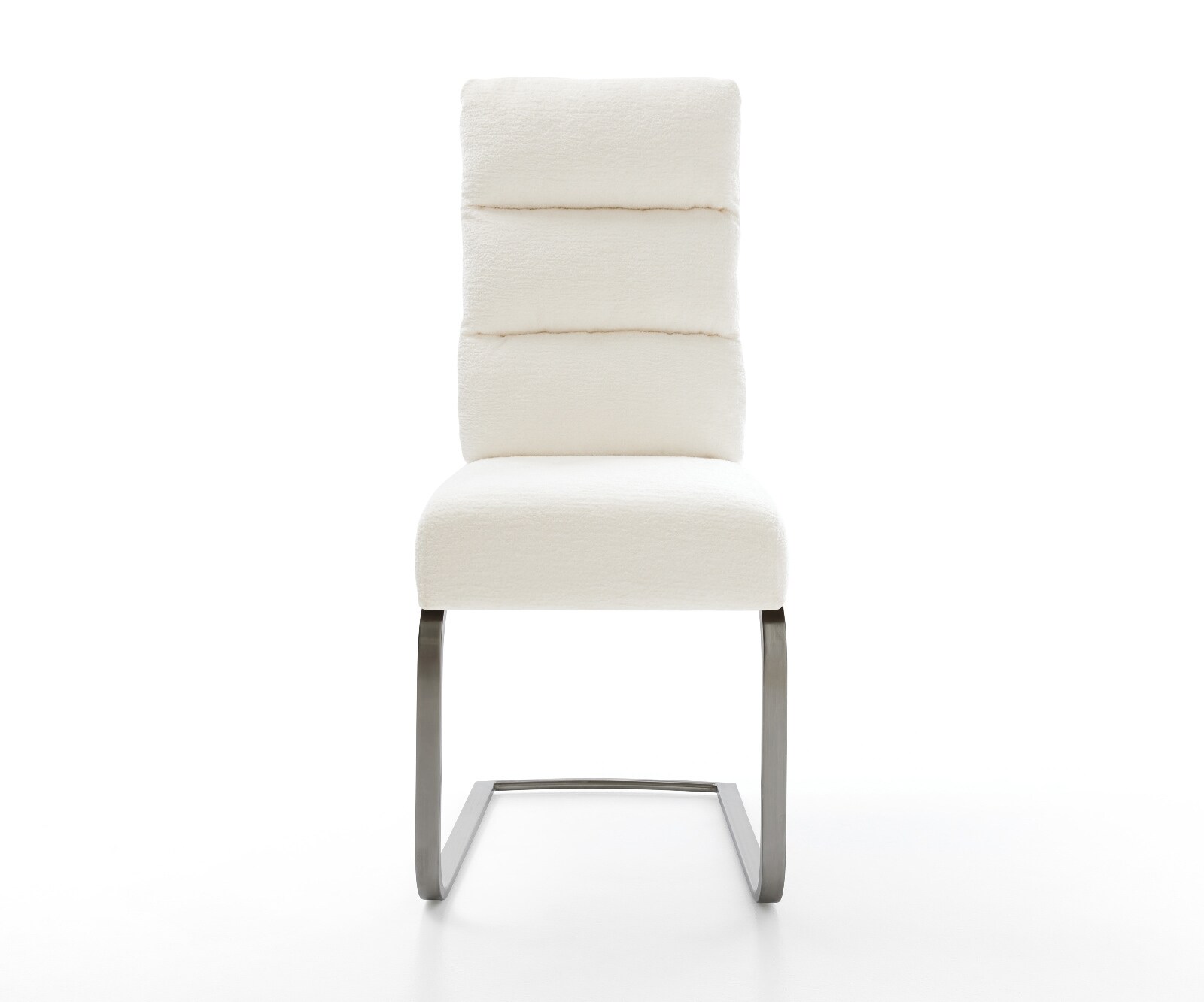 Cantilever Pela-Flex bouclé doux beige pied cantilever plat grafiete resorts ensachés 2