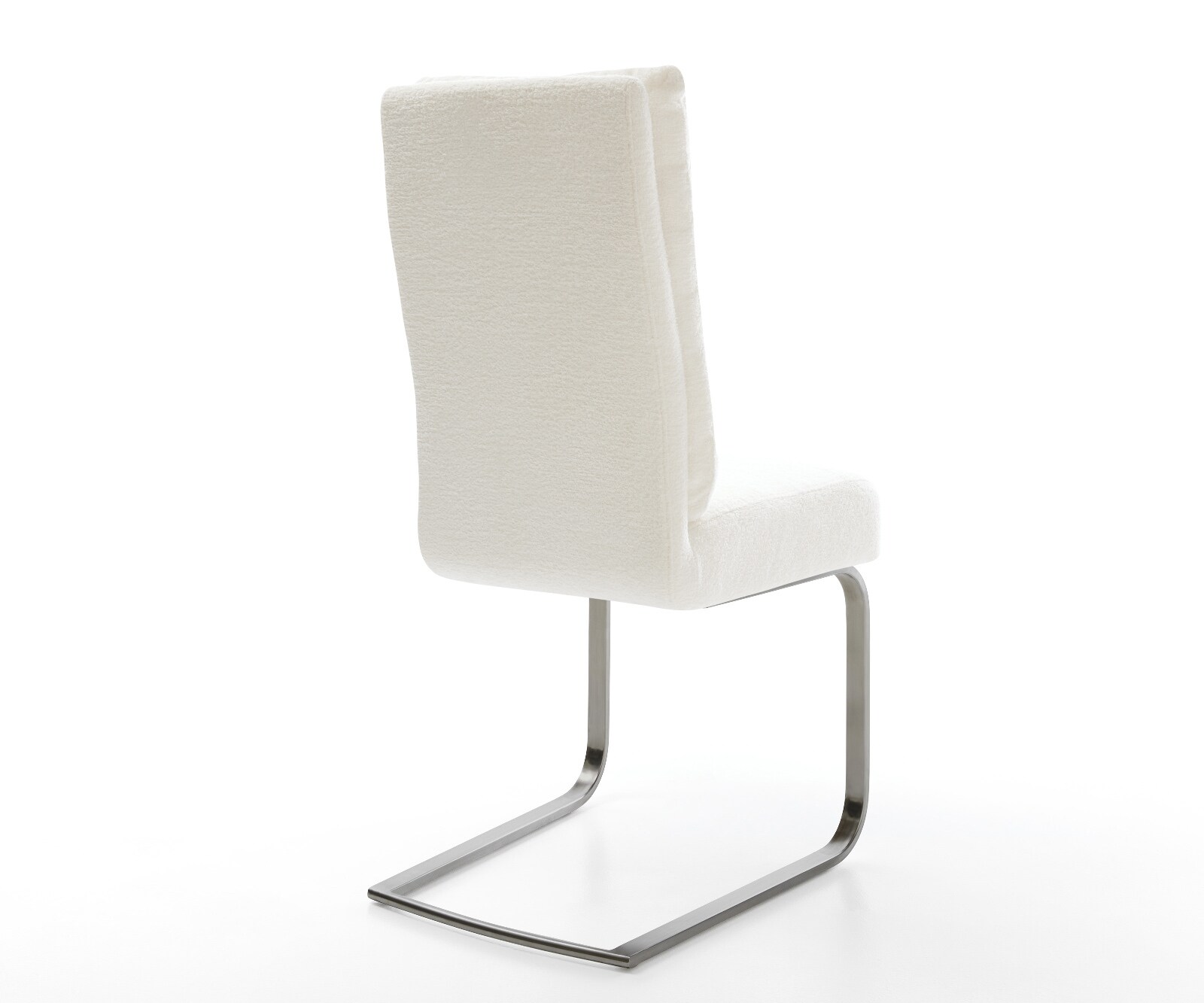 Cantilever Pela-Flex bouclé doux beige pied cantilever plat grafiete resorts ensachés 5