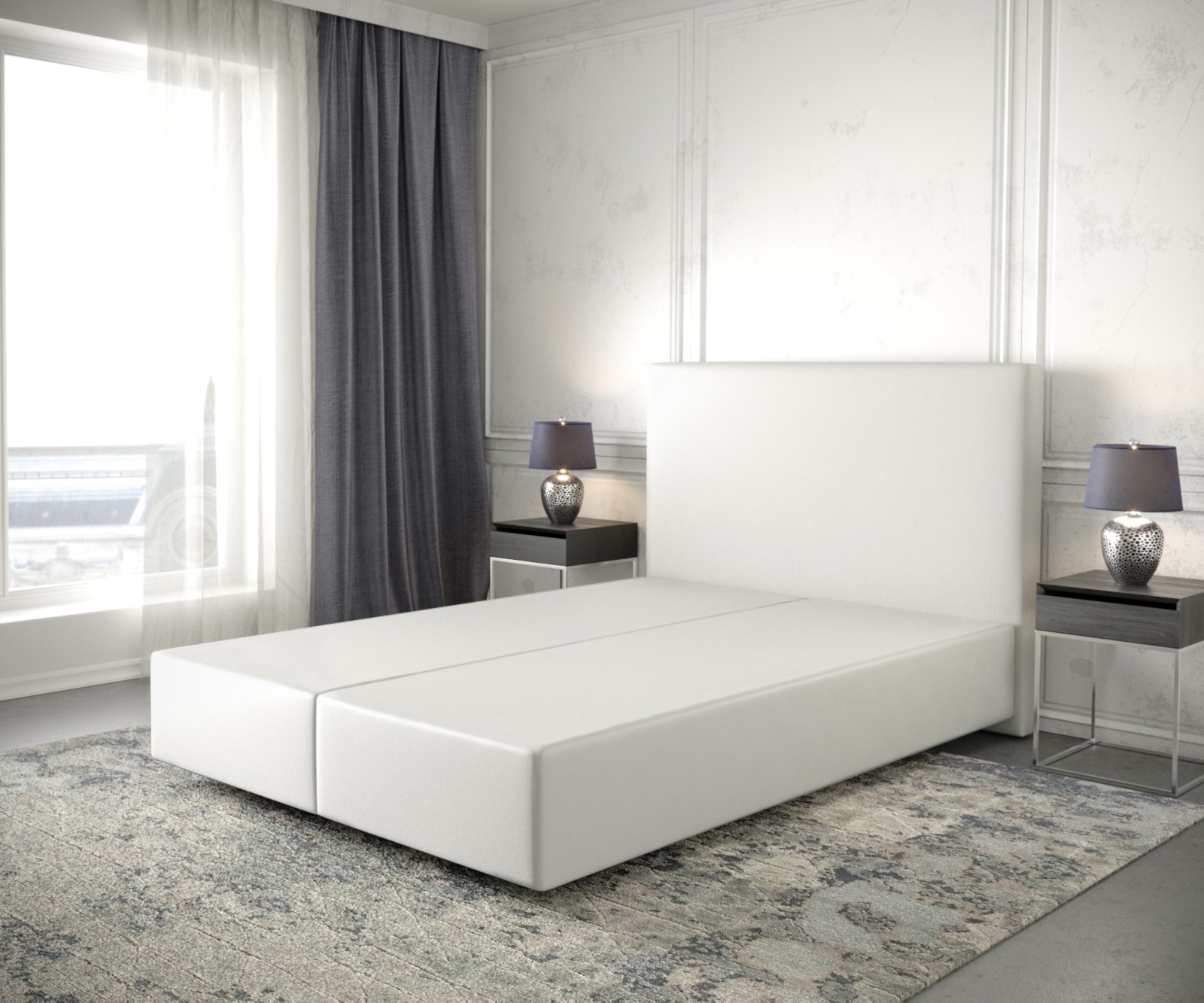 Cadre-de-Sommier Dream-Well sans matelas ni surmatelas Cadre de lit 1 Cadre-de-Sommier Dream-Well sans matelas ni surmatelas Cadre de lit 1