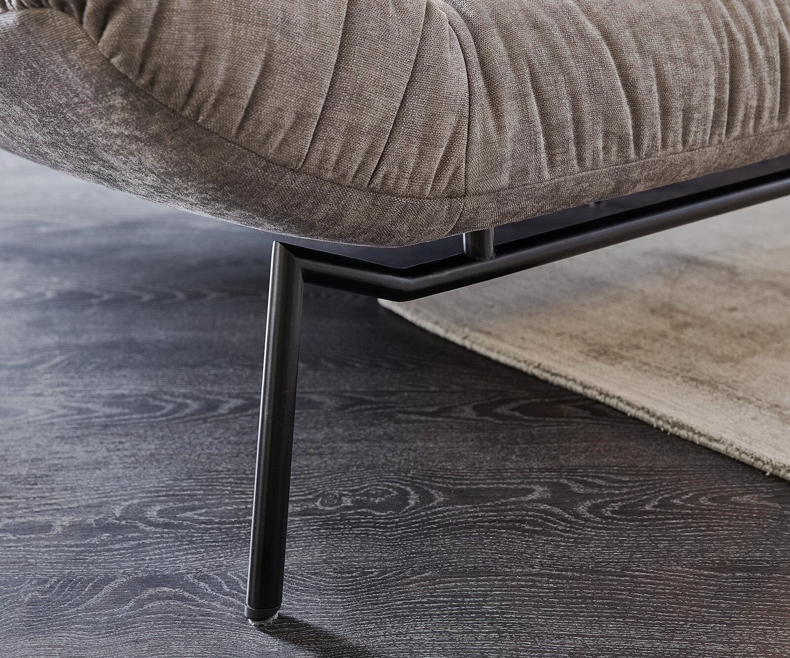 Canapé-d'angle Shape High 305x160 gris pierre chaise longue  gauche de la marque ES 4