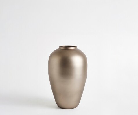 Vase Rondia l17 x P17 x H28 cm Verre Opal Soufflé à la bouche