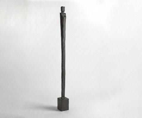 Figurine Statera l17 x P16 x H190 cm Aluminium Basalt Faite main