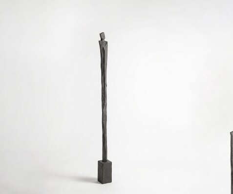 Figurine Statera l12 x P12 x H163 cm Aluminium Basalt Faite main