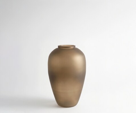 Vase Rondia l17 x P17 x H28 cm Verre Aurum Soufflé à la bouche